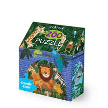 Crocodile Creek - Little Building Puzzle 24pc - Zoo