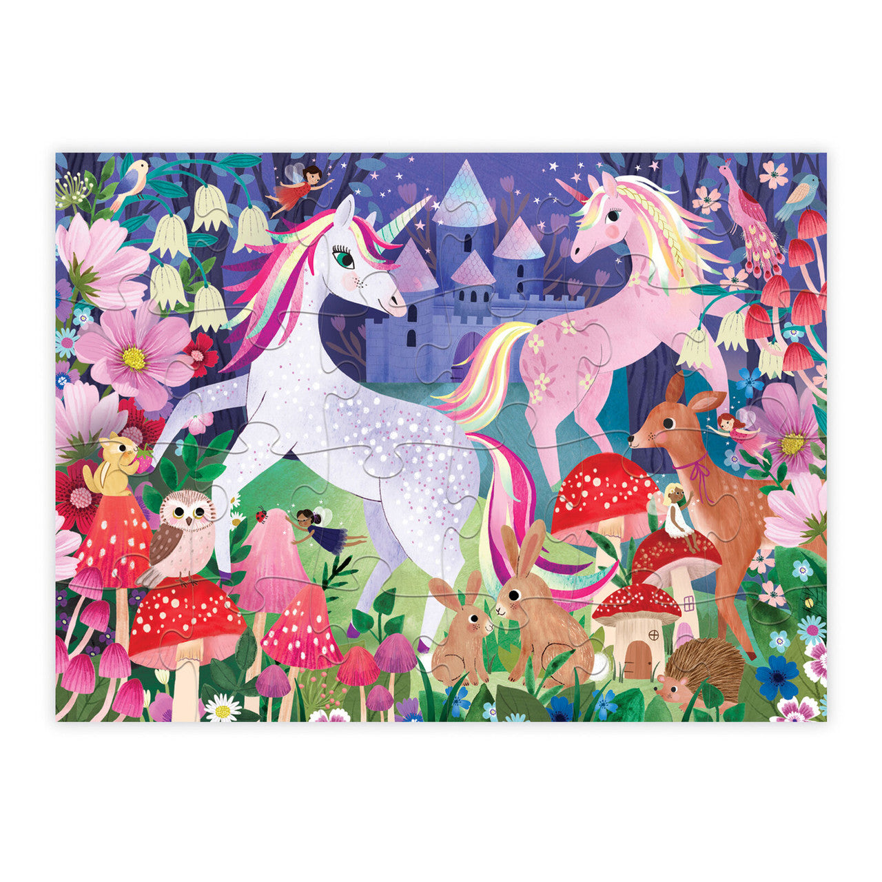 Crocodile Creek - Little Building Puzzle 24pc - Unicorn Castle