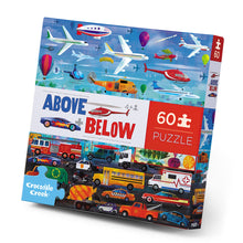 Crocodile Creek - Above & Below 60pc - Things that Go Puzzle Puzzle
