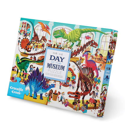 Crocodile Creek - 60pc Day at the Museum Puzzle - Dinosaur