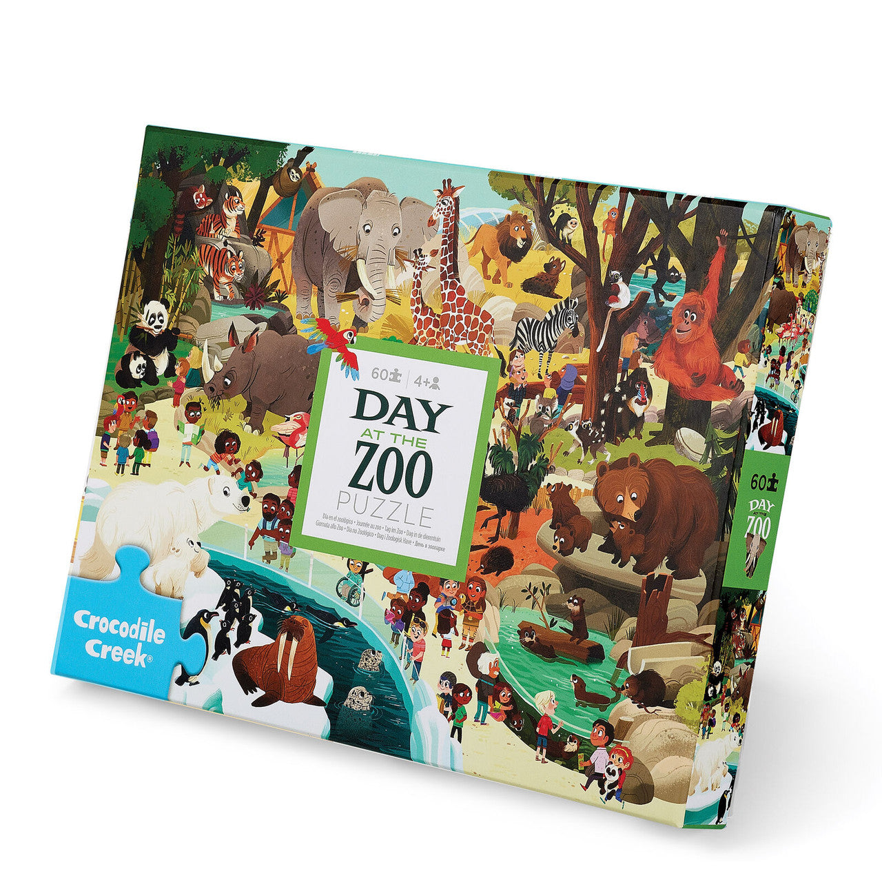 Crocodile Creek 60pc Day at the Museum Puzzle - Zoo