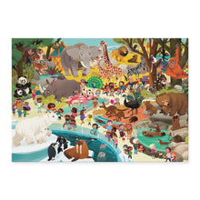 Crocodile Creek - 60pc Day at the Museum Puzzle - Zoo