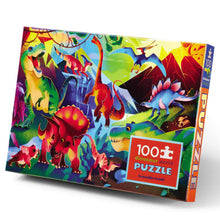 Crocodile Creek - Holographic Puzzle 100pc - Dinosaur World