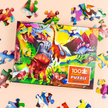 Crocodile Creek - Holographic Puzzle 100pc - Dinosaur World