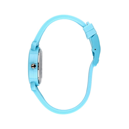Cactus Time Teacher - Kids Watch - Blue with Flowers & Hearts.