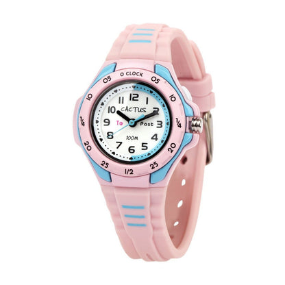 Cactus Mentor Time Teacher - Kids Watch - Pink