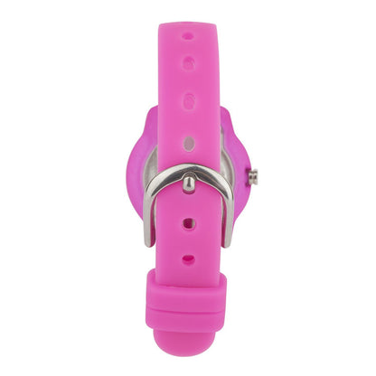 Cactus Junior - Time Teacher Watch - Pink / flowers