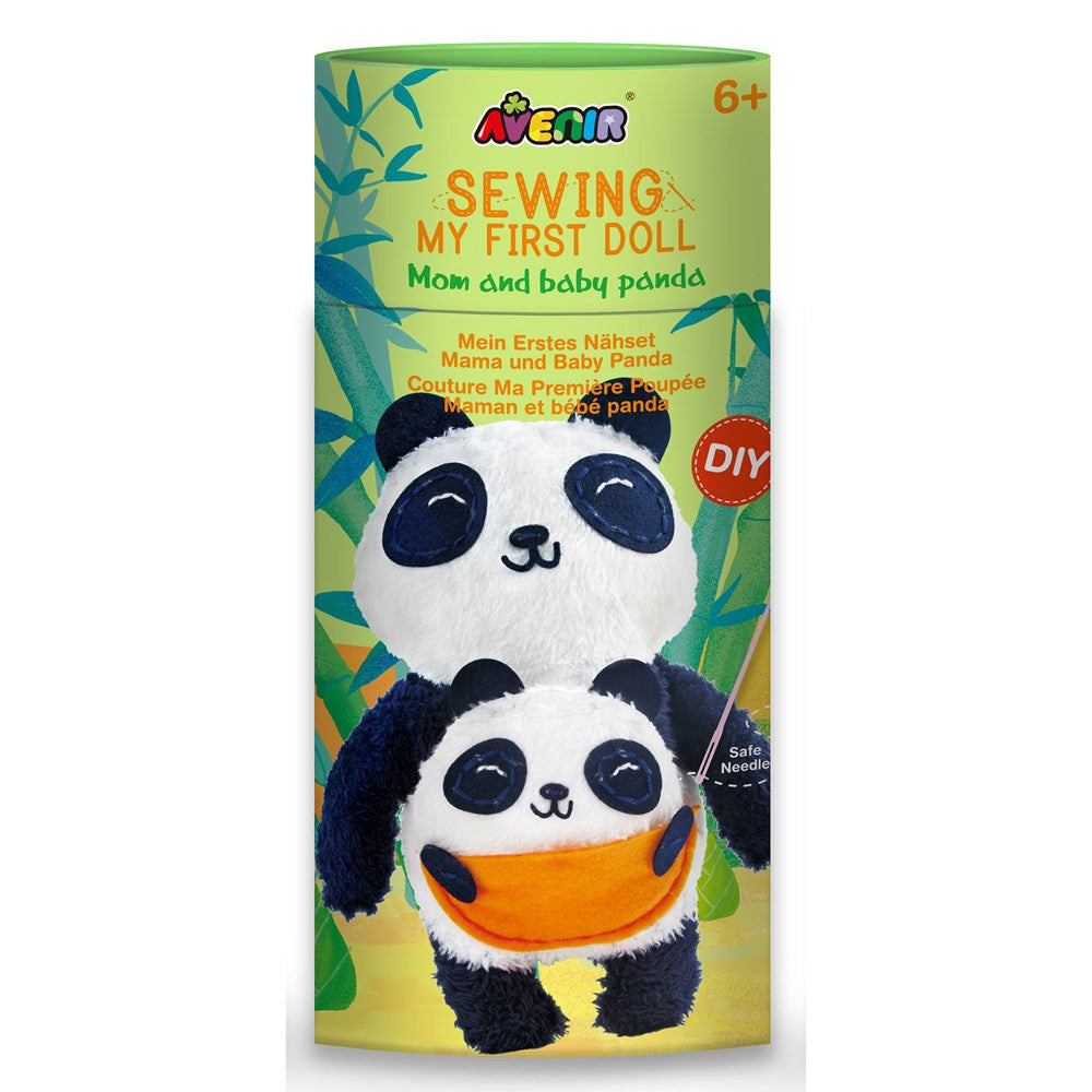 Avenir - Sewing My First Doll - Mum & Baby Panda