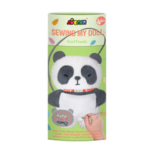 Avenir Sewing My Doll Cool Panda beginner DIY sewing kit with plush panda, bead necklace and wearable strap