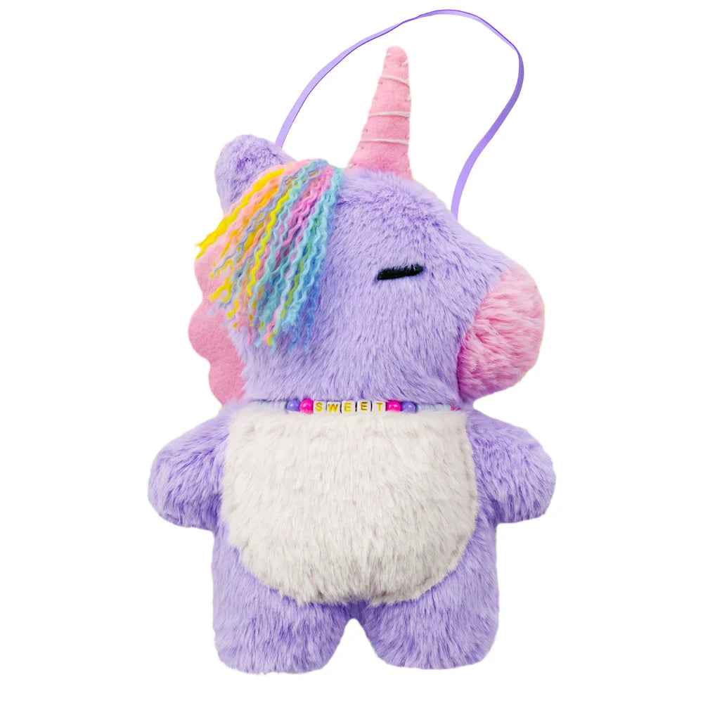 Avenir Sewing My Doll Sweet Unicorn beginner sewing kit with plush unicorn, beads and carry strap