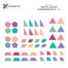 Connetix - Pastel Shape Expansion Pack 48pc
