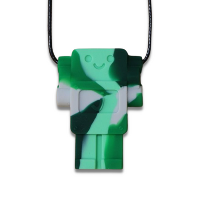 Jellystone Chewelry - Robot Pendant - Camo (Green)