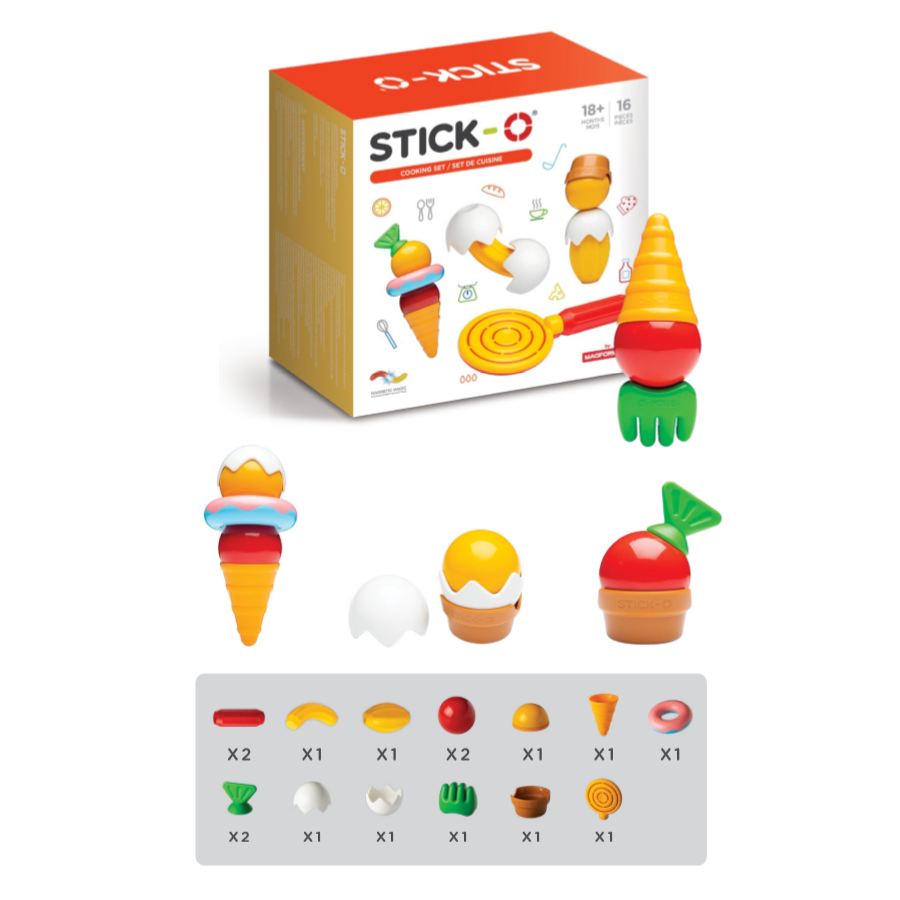 Magformers Stick-O - Cooking Set 16pc