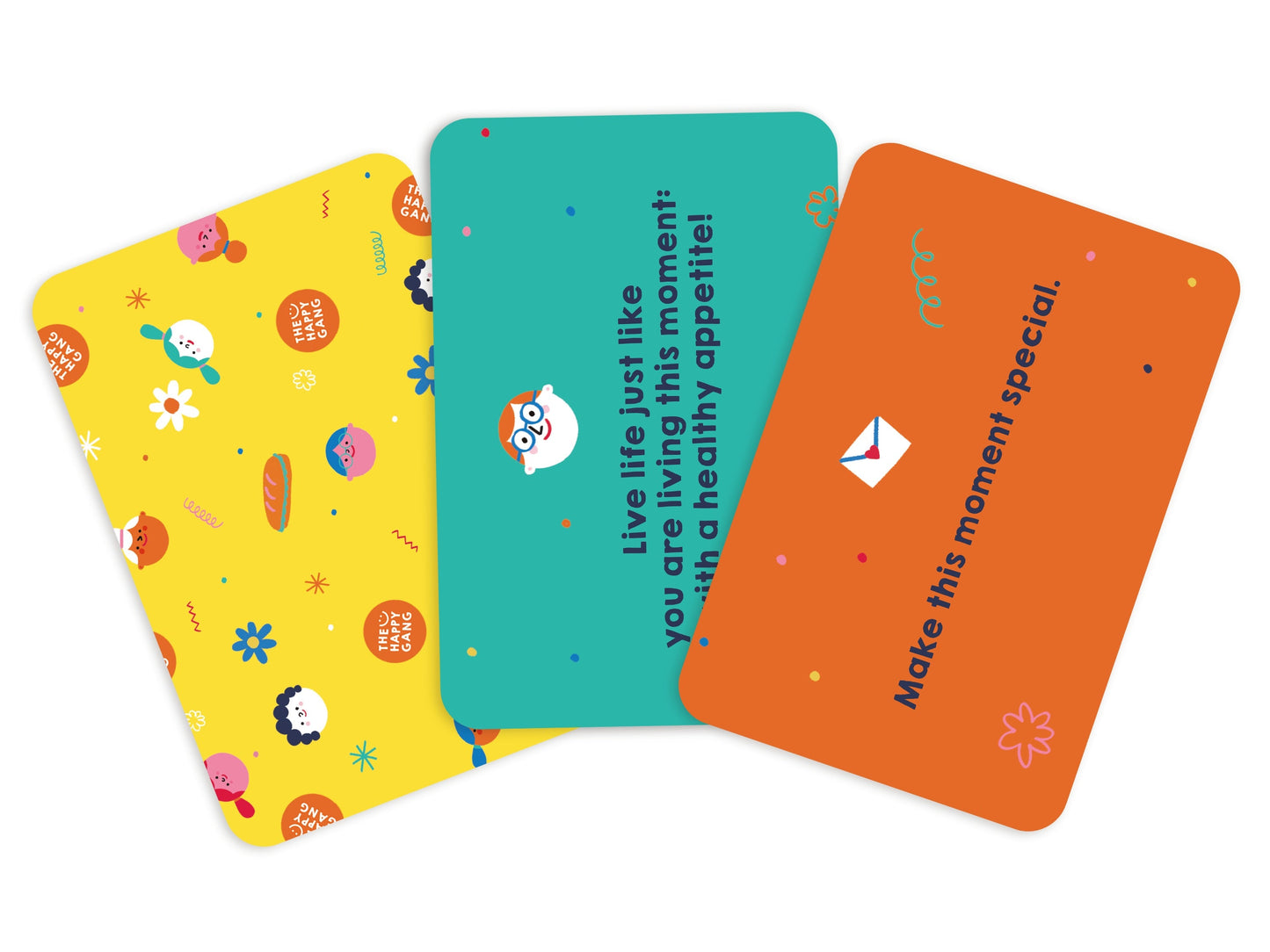 The Happy Gang Conversation Starters - Messages for Your Lunchbox