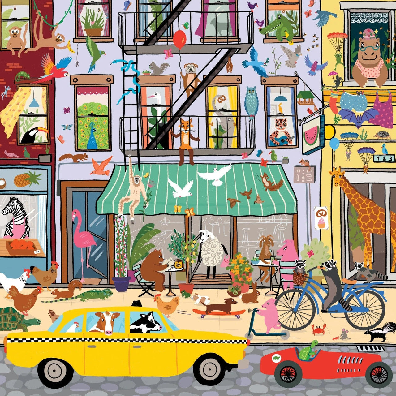 Mudpuppy 500pc - Critter City Puzzle