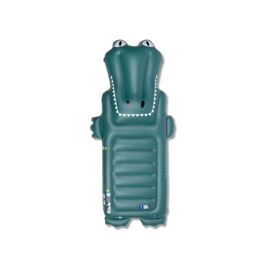 Swim Essentials - Inflatable Float - Green Crocodile