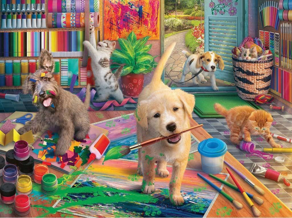Ravensburger 750pc - Cute Crafters Large Format Puzzle