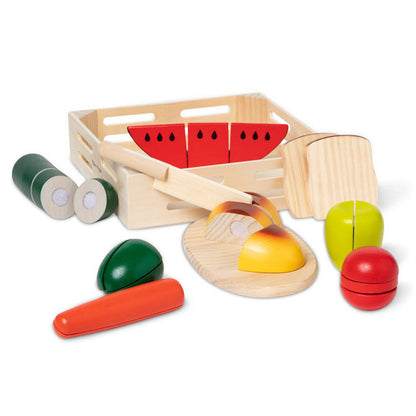 Melissa & Doug - Cutting Food Crate 26pc