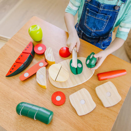 Melissa & Doug - Cutting Food Crate 26pc