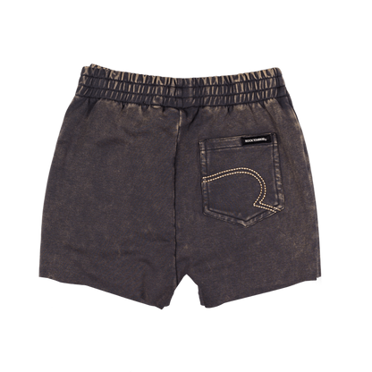 Rock Your Baby - Black Wash Stripe Shorts