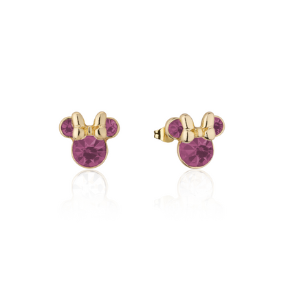 Couture Kingdom Disney Minnie Mouse - June Birthstone Stud Earrings