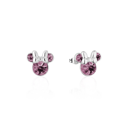 Couture Kingdom Disney Minnie Mouse June Birthstone Stud Earrings