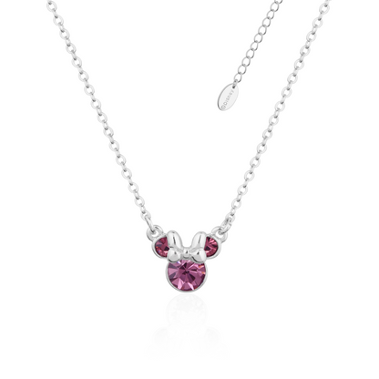 Couture Kingdom Disney Minnie Mouse June Birthstone Necklace