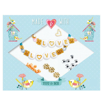 Djeco - You & Me - Letter Threading Beads Set