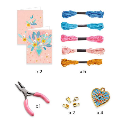 Djeco - You & Me - Friendship & Hearts Beads Set