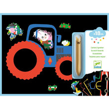 Djeco - Learning About Vehicles Scratch Cards