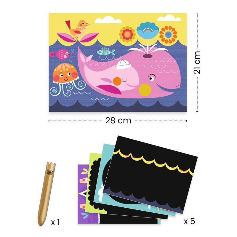 Djeco - It is Fun to Discover Scratch Cards