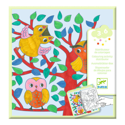 Djeco -  Forest Colouring Dispenser