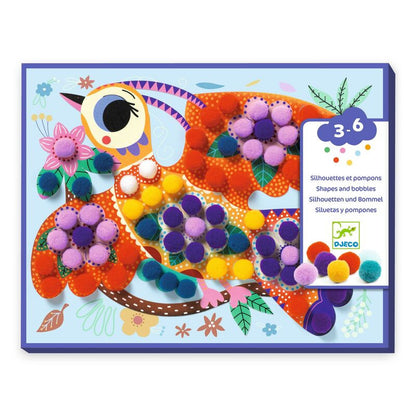 Djeco - Assortments Pompom Collage