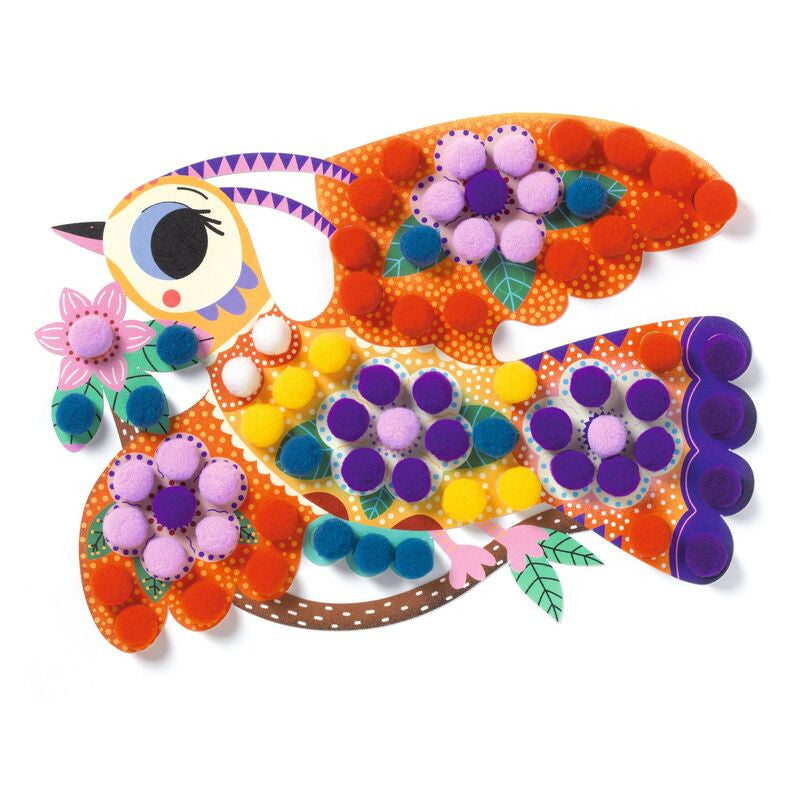 Djeco - Assortments Pompom Collage