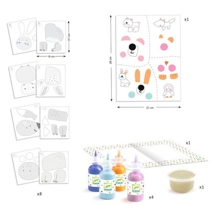 Djeco - Messy Fun Painting Set
