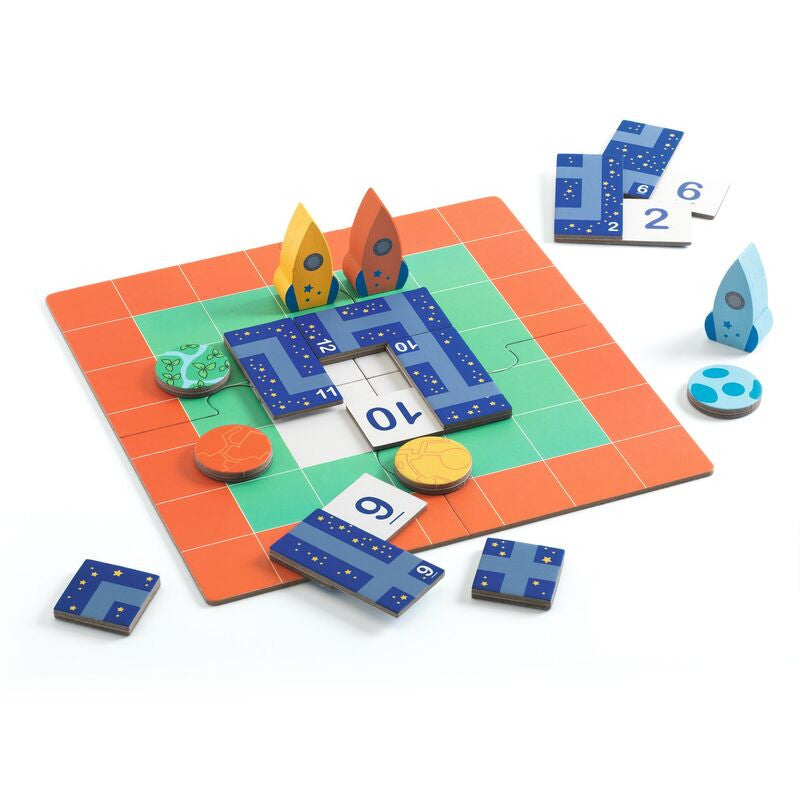 Djeco - Rocket Track Sologic Puzzle Game