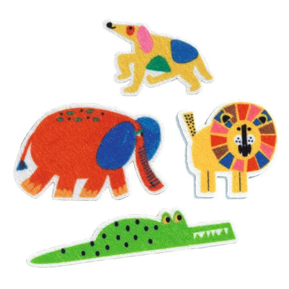 Djeco Felt Stickers for Kids - Animals Everywhere!