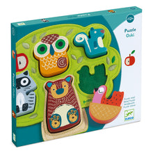 Djeco - Oski Wooden and Felt Puzzle