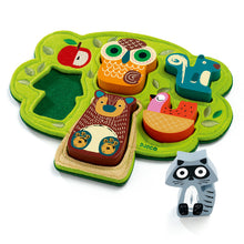 Djeco - Oski Wooden and Felt Puzzle