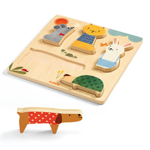 Djeco - WoodyPet Animal Wooden Puzzle