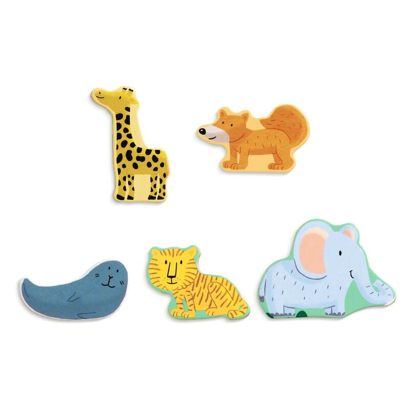 Djeco - 22 Piece Animal Wooden Puzzle