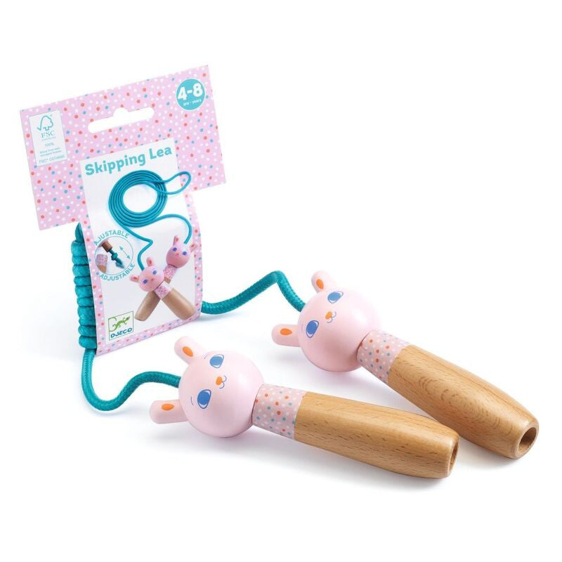Djeco - Skipping Lea Pink Skipping Rope