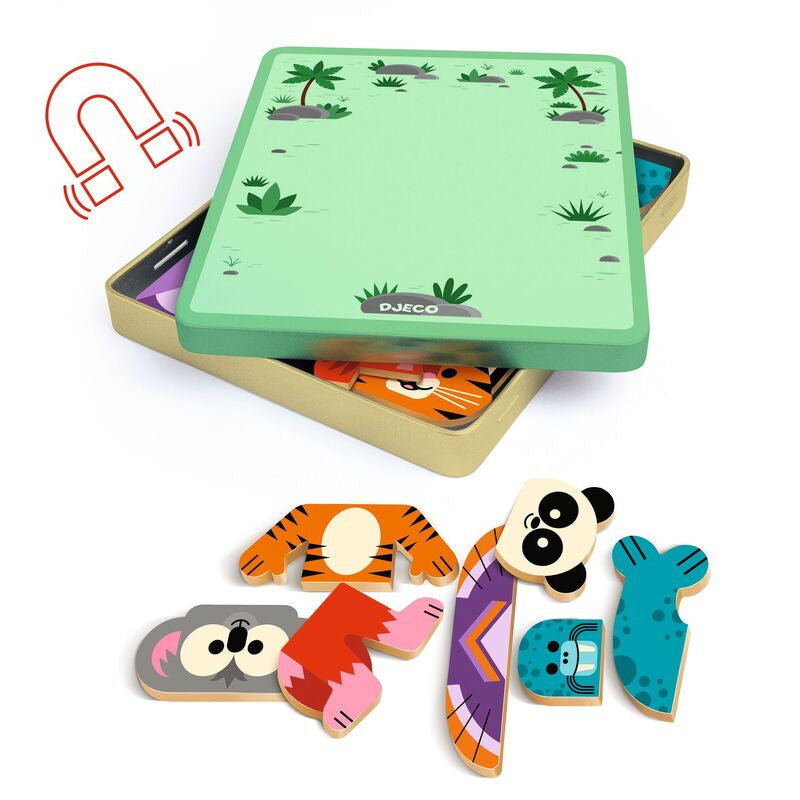 Djeco - Inzebox Mix'n'match Magnetic Game