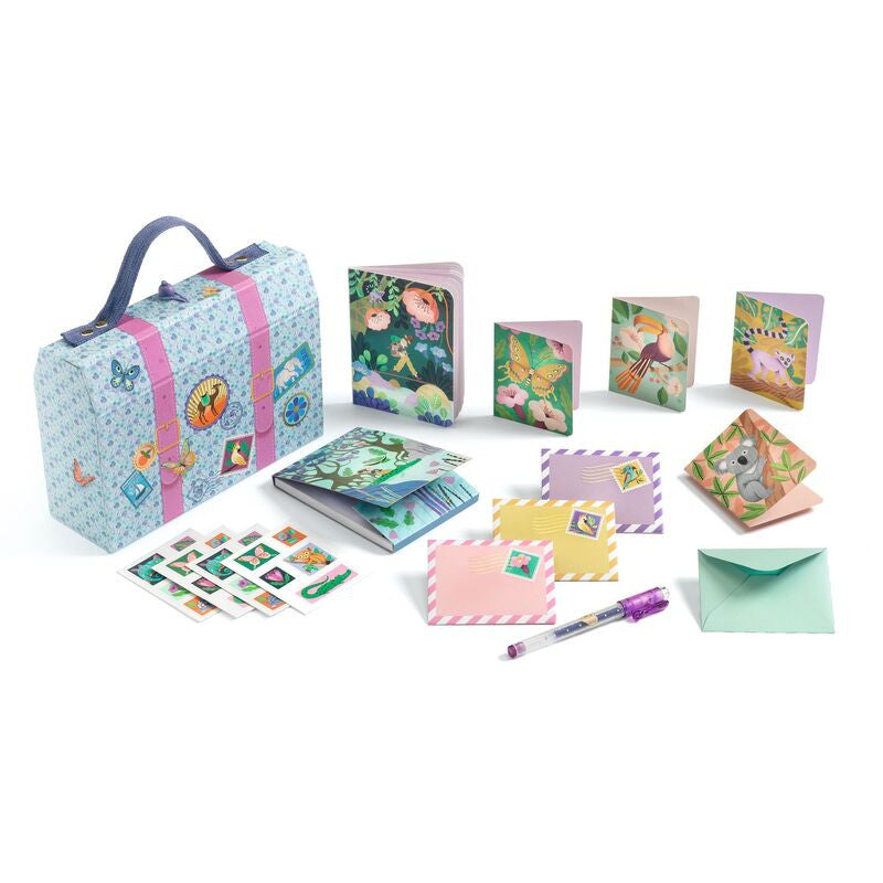 Djeco - Tinou Garden Themed Stationery Case