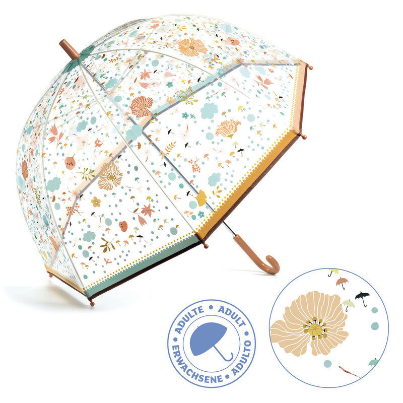 Djeco - Little Flowers PVC Adult Umbrella