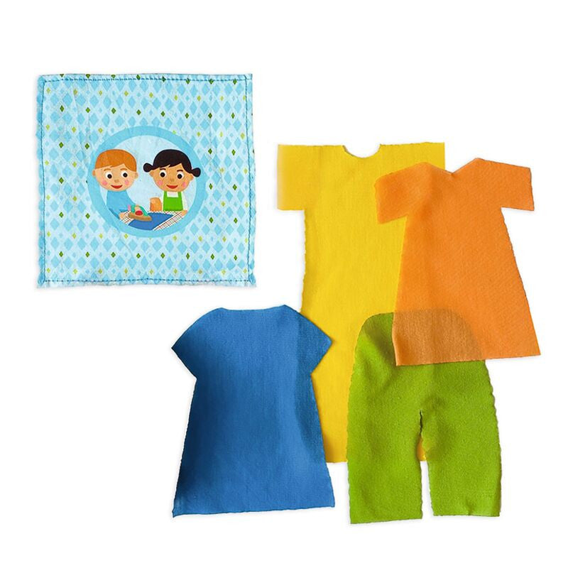Djeco - Ironing Board with Clothes to Iron - 8pc