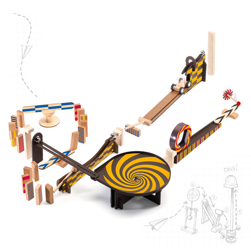 Djeco - Zig & Go - Wroom - 45pc Set