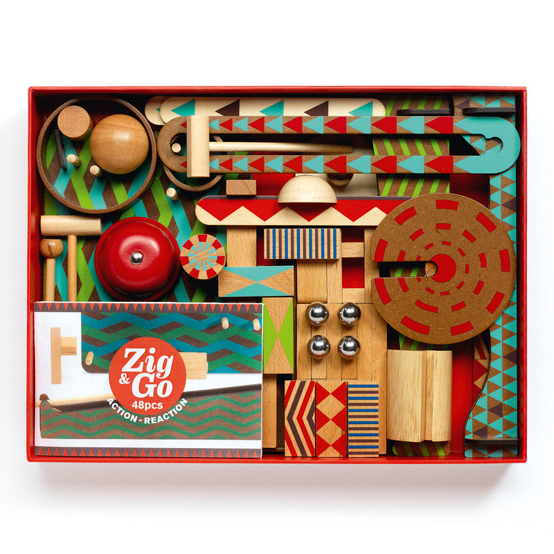 Djeco - Zig & Go Big Boum Wall - 48pc Set