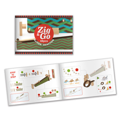 Djeco - Zig & Go Big Boum Wall - 48pc Set