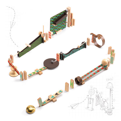 Djeco - Zig & Go Big Boum Wall - 48pc Set